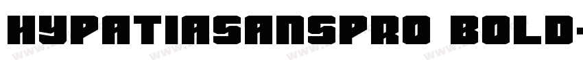 hypatiasanspro bold字体转换 hypatiasanspro bold字体转换